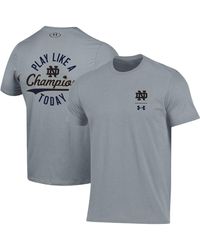 Under Armour - Notre Dame Fighting Irish Play Like A Champion Today T-shirt - Lyst
