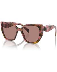 Prada - Symbole Round Sunglasses - Lyst