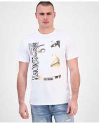 Guess - Short Sleeve Vision Is Reality Graphic Crewneck T-shirt - Lyst