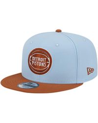 KTZ - /brown Detroit Pistons 2-tone Color Pack 9fifty Snapback Hat - Lyst