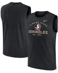 Nike - Florida State Seminoles Primetime Legend Lock Up Performance Muscle Tank Top - Lyst
