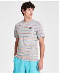 Nike - Sportswear Club Stripe T-shirt - Lyst