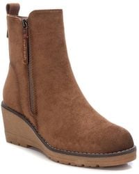 Xti - Suede Booties By - Lyst