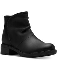 Clarks - Collection Hearth Sofia Block Heel Boots - Lyst