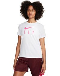 Nike - Swoosh Fly Dri-fit Crewneck Graphic T-shirt - Lyst