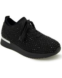 Kenneth Cole - Cameron Jewel Lace Up Sneakers - Lyst