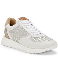 Lucky Brand - Deva Woven Knit Lace-up Sneakers - Lyst