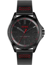 HUGO - Complete Quartz Leather Watch 42mm - Lyst