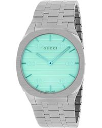 Gucci - Swiss 25h Stainless Steel Bracelet Watch 38mm - Lyst