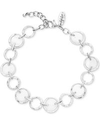 Style & Co. - Circle & Rivershell Anklet - Lyst