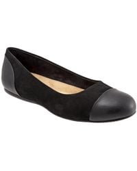 Softwalk - Sonoma Cap Toe Flat - Lyst