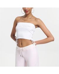 Juicy Couture - Rib Tube Top With Ties - Lyst