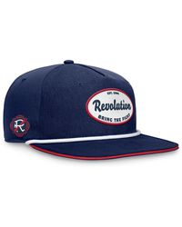 Fanatics - Branded Navy New England Revolution Iron Golf Snapback Hat - Lyst