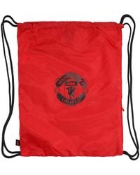 adidas Adult Manchester United Gym Sack - Red