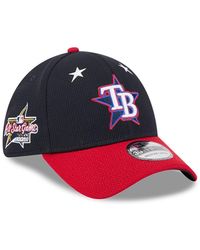 KTZ - Navy/red Kansas City Royals 2025 Mlb All-star Game Workout 39thirty Flex Hat - Lyst