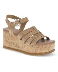 BareTraps - Savannah Platform Wedge Sandals - Lyst