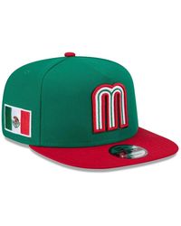 KTZ - Green/red Mexico Baseball 2026 World Baseball Classic 9fifty A-frame Snapback Hat - Lyst
