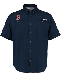 Columbia - Boston Red Sox Tamiami Omni-shade Button-down Shirt - Lyst