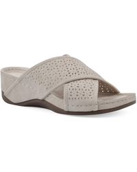 White Mountain - Collet Comfort Wedge Sandal - Lyst