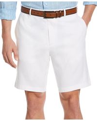 Cubavera - Flat Front 9" Linen Blend Shorts - Lyst
