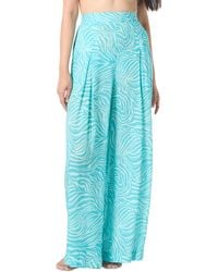 Vince Camuto - Pleated Printed Cover-up Pants - Lyst