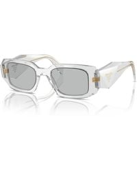 Prada - Symbole Rectangular Sunglasses - Lyst