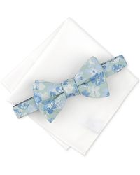 BarIII - Rhodes Floral Bow Tie & Solid Pocket Square Set - Lyst