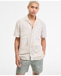 Sun & Stone - Sun + Stone Camp Mays Regular-fit Printed Button-down Shirt - Lyst