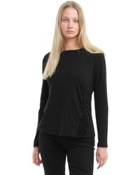 Wilt - Clothing Long Sleeve Ruched Side Tee - Lyst