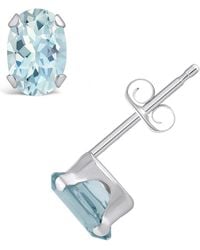Macy's - Gemstone Stud Earrings - Lyst