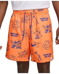 Nike - Club Woven Printed 6" Shorts - Lyst