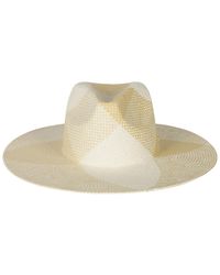 Ralph Lauren - Plaid Weave Fedora Sun Hat - Lyst
