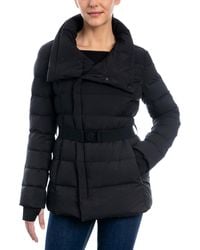 Michael Kors - Michael Petite Belted Faux-fur-collar Down Puffer Coat, Created For Macy's - Lyst