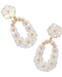 Kendra Scott - 14k Gold-plated Color Flower Convertible Statement Earrings - Lyst