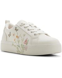 ALDO - Wildflowers Low Top Lace-up Sneakers - Lyst