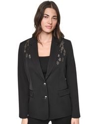 DKNY - Collared & Two-button Jacket - Lyst