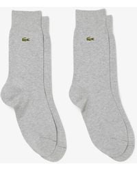 Lacoste - 2-pack High Height Crew Socks Set - Lyst