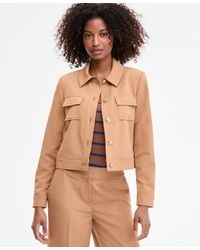 Tahari - Cropped Button-front Jacket - Lyst