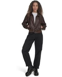 Levi's - Faux Leather Lightweight Bomber Jacket - Lyst