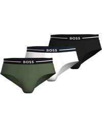 BOSS - Boss By 3-pack Hip Brief Bold Underwear - Lyst