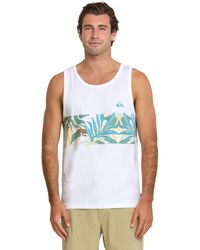 Quiksilver - Blueweed Stripe Tank Top - Lyst