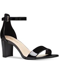Nine West - Pruce Round Toe Block Heel Dress Sandals - Lyst