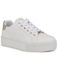 Nine West - Gatspy Round Toe Lace-up Casual Sneakers - Lyst