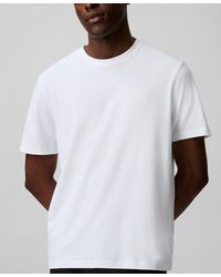 Calvin Klein - Short Sleeve Supima Cotton Interlock T-shirt - Lyst