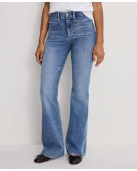 GOOD AMERICAN - Slim Fit Flare Leg Jeans - Lyst