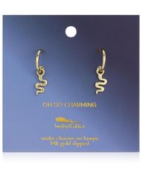Lucky Feather - Hoops - Lyst