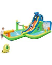 COSTWAY - Inflatable Water Slide Giant Water Park For Kids Backyard Fun - Lyst