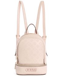 rose gold guess backpack