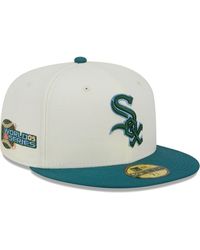 KTZ - Chicago White Sox Chrome Evergreen 59fifty Fitted Hat - Lyst