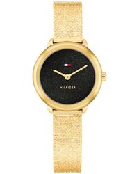 Tommy Hilfiger - Quartz Tone Stainless Steel Mesh Bracelet Watch - Lyst